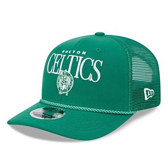 Men's New Era Kelly Green Boston Celtics Tonal 9SEVENTY Adjustable Trucker Hat