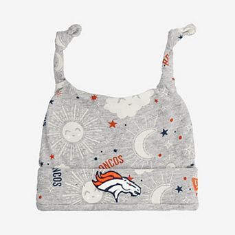 Infant New Era Heather Gray Denver Broncos Sky Knit Hat