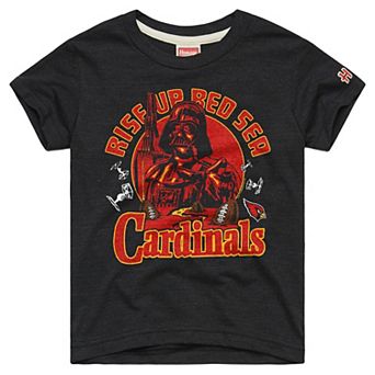 Youth Homage Charcoal Arizona Cardinals Star Wars Dark Side T-Shirt
