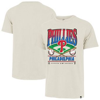 Men's '47 Tan Philadelphia Phillies Big & Tall Straight Shot T-Shirt