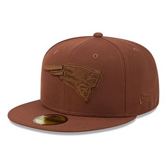 Men's New Era Brown New England Patriots Color Pack 59FIFTY Fitted Hat