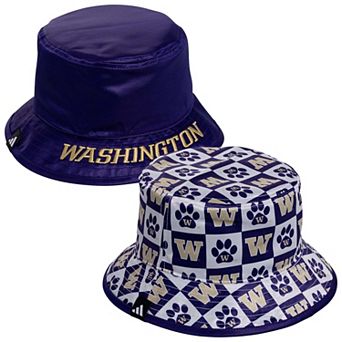 Men's adidas Purple Washington Huskies Reversible Bucket Hat