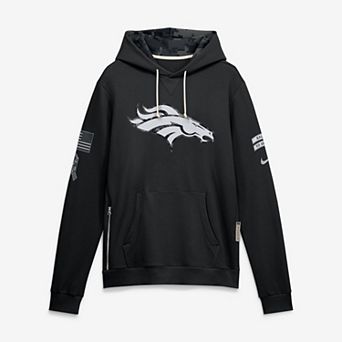 Men's Nike Black Denver Broncos 2026 Salute to Service Sideline Dri-FIT Pullover Hoodie