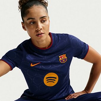 Women's Nike Royal Barcelona 2026/27 Third Dri-FIT Pre-Match Top