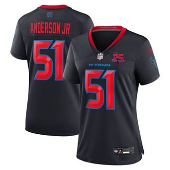 Women's Nike Will Anderson Jr. Navy Houston Texans Alternate 2 25th Season Game Jersey