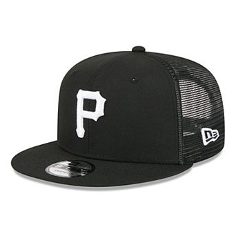 Men's New Era Black Pittsburgh Pirates 9FIFTY Adjustable Trucker Hat