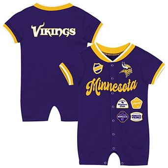 Infant Outerstuff Purple Minnesota Vikings Pinch Romper