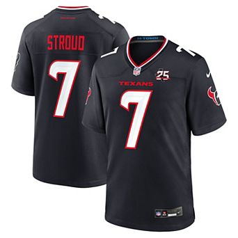 Men's Nike C.J. Stroud Navy Houston Texans Team 25th Season Game Jersey