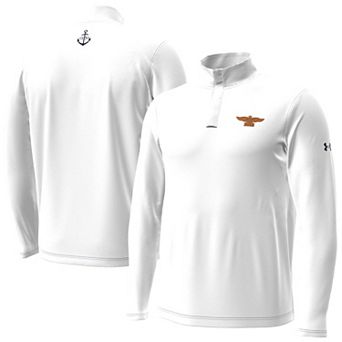 Men's Under Armour Navy Navy Midshipmen National Championship 100th Anniversary Playoff Quarter-Zip Pullover