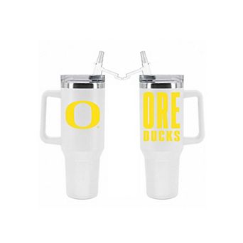 The Memory Company Oregon Ducks 40oz. Stainless Steel Tumbler with Flip Straw