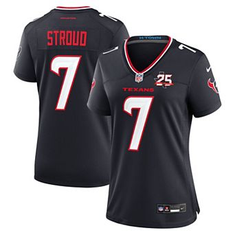 Women's Nike C.J. Stroud Navy Houston Texans Team 25th Season Game Jersey