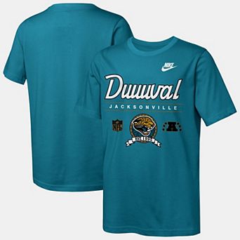 Youth Nike Teal Jacksonville Jaguars Hometown Rewind Slub Dri-FIT T-Shirt