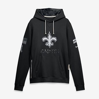 Men's Nike Black New Orleans Saints 2026 Salute to Service Sideline Dri-FIT Pullover Hoodie