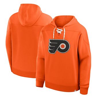Men's Fanatics Orange Philadelphia Flyers Fleece French Terry Pullover Hoodie