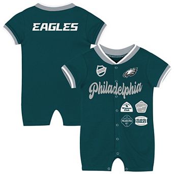 Infant Outerstuff Midnight Green Philadelphia Eagles Pinch Romper