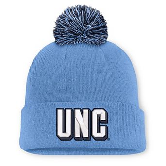 Unisex Nike Carolina Blue North Carolina Tar Heels Letter Mascot Knit Hat with Pom