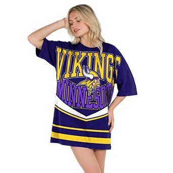 Women's Concepts Sport Purple Minnesota Vikings Mosaic Knit Nightdress