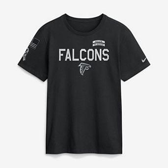 Men's Nike Black Atlanta Falcons 2026 Salute to Service Sideline Dri-FIT T-Shirt
