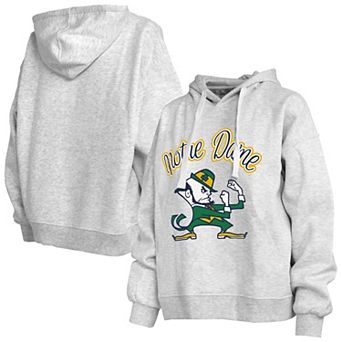 Women's Pressbox Heather Gray Notre Dame Fighting Irish Janise Pullover Hoodie