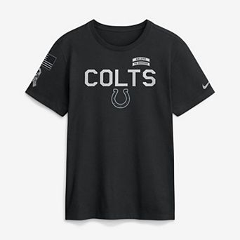 Men's Nike Black Indianapolis Colts 2026 Salute to Service Sideline Dri-FIT T-Shirt