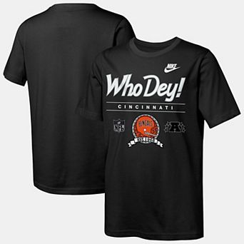 Youth Nike Black Cincinnati Bengals Hometown Rewind Slub Dri-FIT T-Shirt