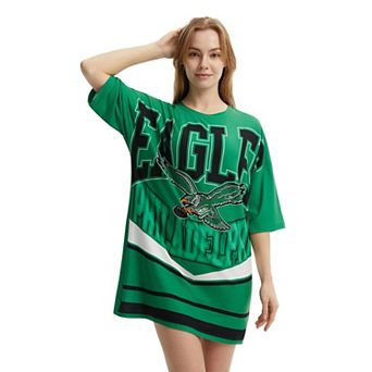 Women's Concepts Sport Kelly Green Philadelphia Eagles Mosaic Knit Nightdress