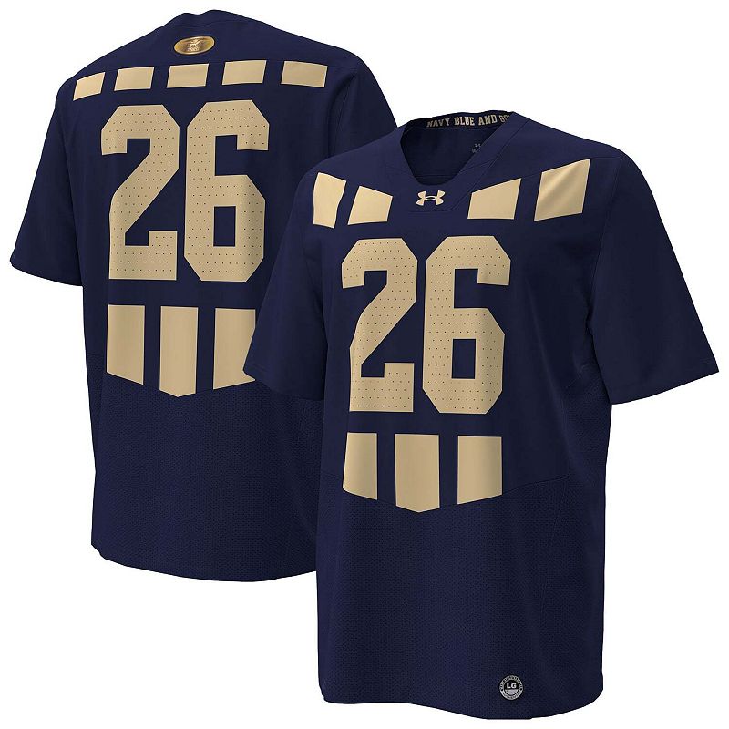 Under Armour #26 Navy Navy Midshipmen 100th Anniversary Replica Football Jersey