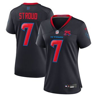 Women's Nike C.J. Stroud Navy Houston Texans Alternate 2 25th Season Game Jersey