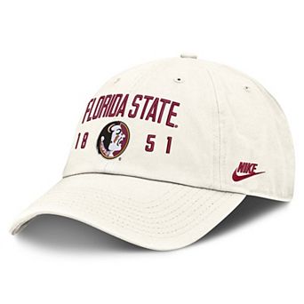 Men's Nike White Florida State Seminoles Legacy Letter & Location Club Adjustable Hat