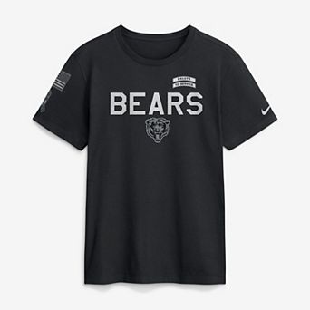 Men's Nike Black Chicago Bears 2026 Salute to Service Sideline Dri-FIT T-Shirt