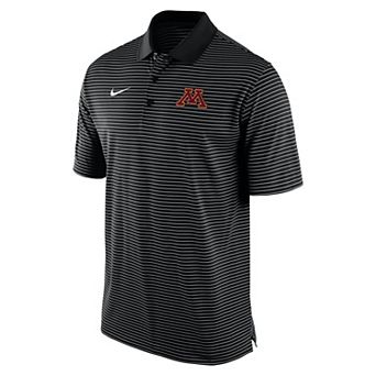 Men's Nike Black Minnesota Golden Gophers Dri-FIT Tour Polo