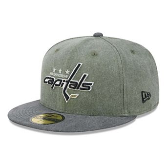 Men's New Era Olive/Black Washington Capitals Roll Call 59FIFTY Fitted Hat