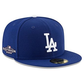 Men's New Era Royal Los Angeles Dodgers 2026 MLB Postseason Side Patch 59FIFTY Fitted Hat
