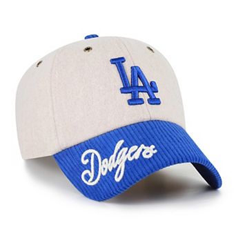 Women's '47 Natural/Royal Los Angeles Dodgers Rope Script Clean Up Adjustable Hat