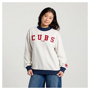 Women's Fanatics Cream Chicago Cubs Sweatshirt