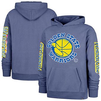 Men's '47 Blue Golden State Warriors City Paint Duo Foundation Hoodie