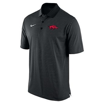 Men's Nike Black Arkansas Razorbacks Dri-FIT Tour Polo