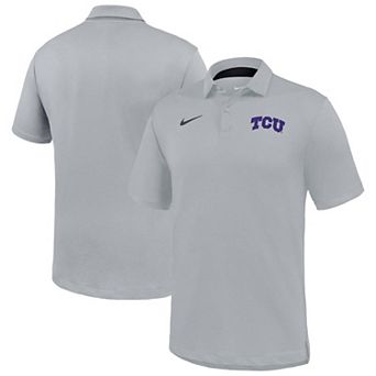 Men's Nike Gray TCU Horned Frogs Dri-FIT Tour Polo