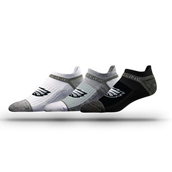 Unisex Strideline Philadelphia Eagles Three-Pack Team Logo Ankle Socks Set