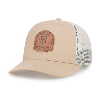 Men's '47 Khaki San Francisco Giants Bonehide Trucker Snapback Hat