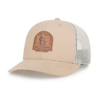 Men's '47 Khaki St. Louis Cardinals Bonehide Trucker Snapback Hat