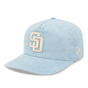 Men's New Era Light Blue San Diego Padres Corduroy 19TWENTY Adjustable Hat