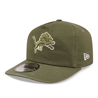 Men's New Era Olive Detroit Lions Color Pack 19TWENTY Adjustable Hat