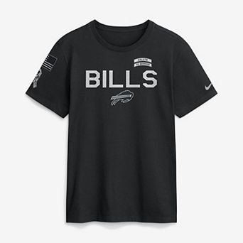 Men's Nike Black Buffalo Bills 2026 Salute to Service Sideline Dri-FIT T-Shirt