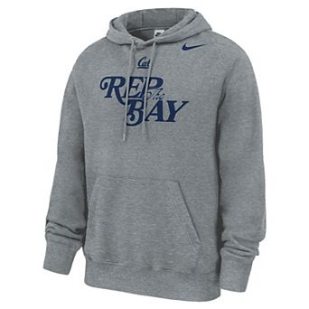 Men's Nike Gray Cal Bears Rep the Bay Club Fleece Hoodie