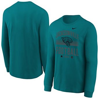 Youth Nike Teal Jacksonville Jaguars Essential Long Sleeve T-shirt
