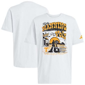 Men's adidas White Tennessee Volunteers Manning Lost College T-Shirt