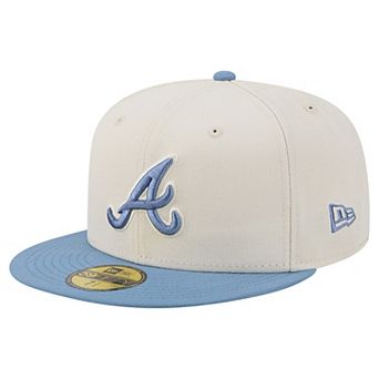 Men's New Era Cream/Light Blue Atlanta Braves Color Pack 59FIFTY Fitted Hat