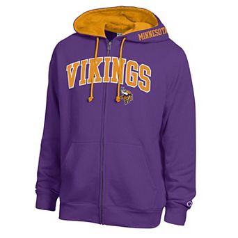 Men's Champion Purple/Gold Minnesota Vikings Full-Zip Hoodie