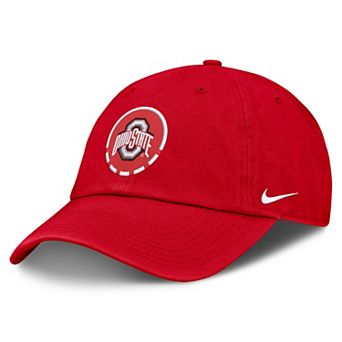 Men's Nike Scarlet Ohio State Buckeyes Primetime Basketball Club Adjustable Hat